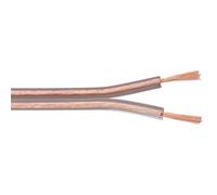 GOOBAY 15018 - Cavo per casse acustiche 2x0,75mm², 100 m trasparente CCA