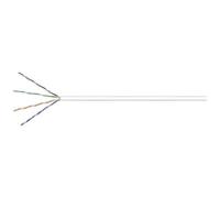 Goobay 94219 CAT 6 Cavo di Rete Matassa, U/UTP, Bianco, 305m Lunghezza