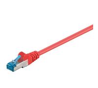 PATCH-C6AQ 2 RT - Cavo patch di alta qualità, Cat 6a, rosso, 2 m