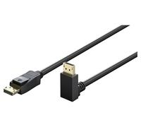 goobay Cavo DisplayPort 2.0/2.1, 54 Gbps supporta FreeSync e G-Sync, HDCP 2.2, Dynamic HDR e 32 canali audio/specifico per il campo di gioco/connettore 90° - 3m/77058