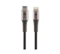 goobay Cavo Lightning Apple - Certificato MFi - Cavo tessile premium extra robus