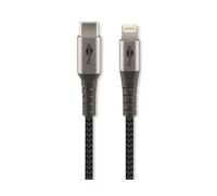 goobay Cavo Lightning Apple - Certificato MFi - Cavo tessile premium extra robusto con spine in metallo - Da USB-C a Lightning - 0,5 m
