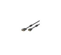Goobay Cavo Monitor DVI-A a VGA M/M 1,8 mt con Ferrite