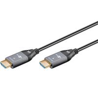 goobay Cavo ottico ibrido HDMI 40 metri - Cavo HDMI 2.1 Ultra High Speed con Ethernet, 8K/60Hz, tecnologia AOC per TV, monitor, PS5, Xbox, alta flessibilità, spina robusta, 76277