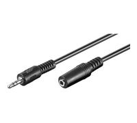 Goobay Cavo Prolunga Stereo 3.5 mm M/F 4Pin 3 m Nero
