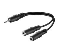 Goobay Cavo Sdoppiatore Stereo Jack 3.5 mm 20 cm