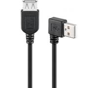 Goobay Cavo USB 2.0 A maschio angolato/A femmina 0,15 m