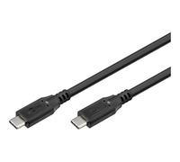 goobay Cavo USB-C 3.2 Cavo di ricarica rapida da 60 W e 10 Gbit di trasferimento dati (PD) / Cavo di ricarica tipo C Thunderbolt 3 e 4 / MacBook, iPad, HP, Dell / 1,5 m / 74206