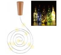 Confezione da 3pz Catena Luminosa per Bottiglie da 10 LED con Timer