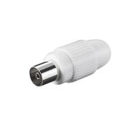 Goobay Connettore Cavo Antenna TV Femmina 9.5 mm