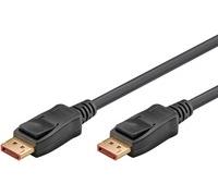 goobay Cavo DisplayPort 2.x/certificato, 80 Gbps, rame ultra alta risoluzione 8K, 1 m, DisplayPort a HDMI, cavo DP per gaming e home entertainment, UHBR10, 74759