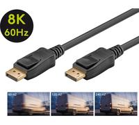 goobay DisplayPort a 20 pin han - DisplayPort a 20 pin han 2 m sort NEW