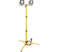 GB 57845 - Lampada da lavoro a LED con treppiede, 2x20 W, nero/giallo, IP65