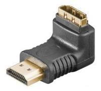 Goobay HDMI A-plug to HDMI A-Jack angled adapter NEW