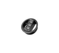 DESKHUB 60-SW - Desk HUB 3 porte, 60 mm nero