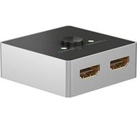 goobay Interruttore HDMI manuale HDMI Switch Box 2 a 1 (4K @ 60Hz)