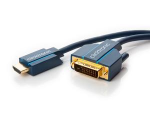 Goobay Kabel / Adattatore 3 m HDMI Tipo A (Standard) DVI-D Blu - Nouvo