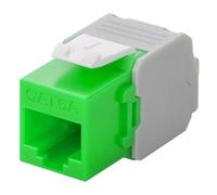 GOOBAY 90687 - Modulo Keystone Cat. 6a UTP, presa RJ45/LSA, verde