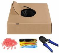 Goobay Kit Matassa U/UTP Cavo Cat.6 Rame 305m Rigido completo di Accessori