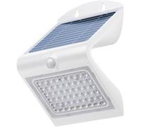 goobay Lampada da parete solare a LED con sensore di movimento 4W IP65 bianco neutro 4000K con batteria ricaricabile - sensore PIR 2 modalità di illuminazione 500LM bianco 77441