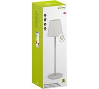 Goobay Lampada Da Tavolo LED Senza Fili RGBW, Bianca