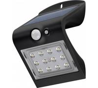 Goobay Lampada LED Solare a Muro 1,5W IP65 Sensore di Movimento Nero
