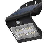Goobay Lampada LED Solare a Muro 3,2W IP65 Sensore di Movimento Nero