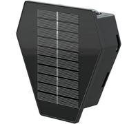 goobay Lampada solare LED Diamante lampada da parete esterna per casa, garage, percorso/impermeabile IP44, 45 lm, 3 modalità di colore 3000 K, 6500 K / 72017