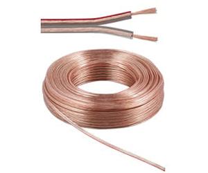 Goobay LSK 2x0,75 - 25m cavo audio trasparente - Nouvo