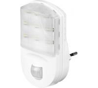 GB 96500 - Luce notturna a LED, 1,1 W, quadrata, bianca, con rilevatore di