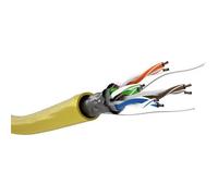 Goobay Matassa F/UTP Cavo Cat.5E CCA 100m Flessibile Giallo