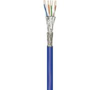 Goobay Cavo di posa 91893 CAT.7a+ S/FTP (PiMF) Blu 100 m