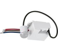 goobay Mini rilevatore di movimento per interni, da incasso, 360°, piccolo sensore da incasso per soffitto e parete, adatto a LED fino a 400 W, ricambio per interruttore della luce, portata 8 m, 79604