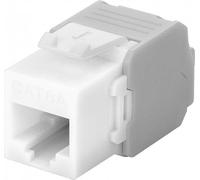 Goobay 90867 CAT 6A Presa RJ45 Keystone, UTP, 500 MHz, Bianco
