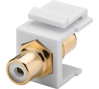 Goobay Modulo Keystone Cinch/RCA Bianco