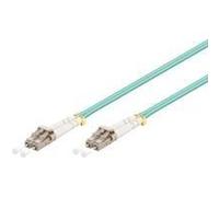 Goobay 93385 Cavo in Fibra Ottica, Multimode (OM3) Aqua, Turchese, 2m Lunghezza