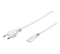 Cavo di alimentazione Goobay IEC-320/C7 5 m Bianco
