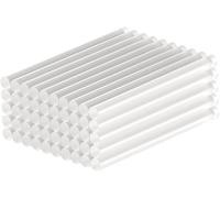 goobay Pistola per colla a caldo, 11 x 200 mm, 50 pezzi, bastoncini di colla standard, bastoncini di colla a caldo, ad asciugatura rapida, per modellismo, progetti fai da te, trasparenti - 77853