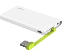 Goobay Power Bank Da 10.000mAh Con Micro USB Integrato E 2 Porte USB