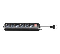 Goobay Presa Multipla 6 Posti Con Interruttore Illuminato Nera 10252