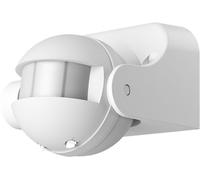 goobay Rilevatore di movimento a infrarossi per esterni e interni, IP44, sensore di movimento PIR inclinabile a 180°, portata di 12 m, compatibile con lampada con rilevatore di movimento, 79589