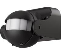 goobay Rilevatore di movimento a infrarossi per esterni e interni, IP44, sensore di movimento PIR inclinabile a 180°, portata di 12 m, adattabile come lampada con sensore di movimento, 79590