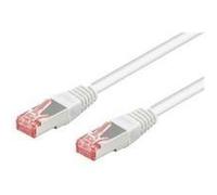 Goobay 95491 CAT 6 Cavo Patch di Rete S/FTP (PiMF), Bianco, 10m Lunghezza
