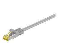 Goobay RJ45 Patchkabel Cat 6A S/FTP PiMF 500 MHz con 7 Rohkabel grau 91639