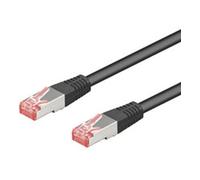 Goobay 68701 CAT 6 Cavo Patch, Rete S/FTP (PiMF), Nero, 50m Length