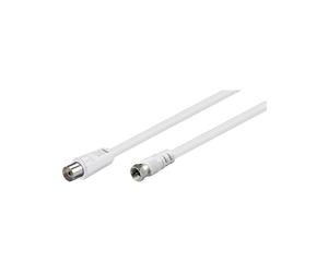 goobay Sat-Kabel F/Koax 1,5m NUOVO