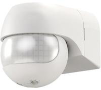 goobay Sensore di movimento a infrarossi per esterni e interni, IP44, inclinabile e orientabile, sensore di movimento PIR 180°, 12 m, per LED fino a 400 W, bianco, 79591