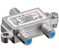 GOOBAY Set di 2 accoppiatori SAT-TV Combiner DC-pass
