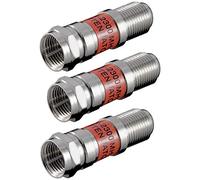 Goobay - Set di 3 attenuatori satellitari 12dB 5-2300 MHz, valore di attenuazione: 12 dB