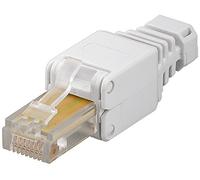 RJ45 68859 - Connettore RJ45 Cat.5e, senza utensili con guaina antistrozzatur